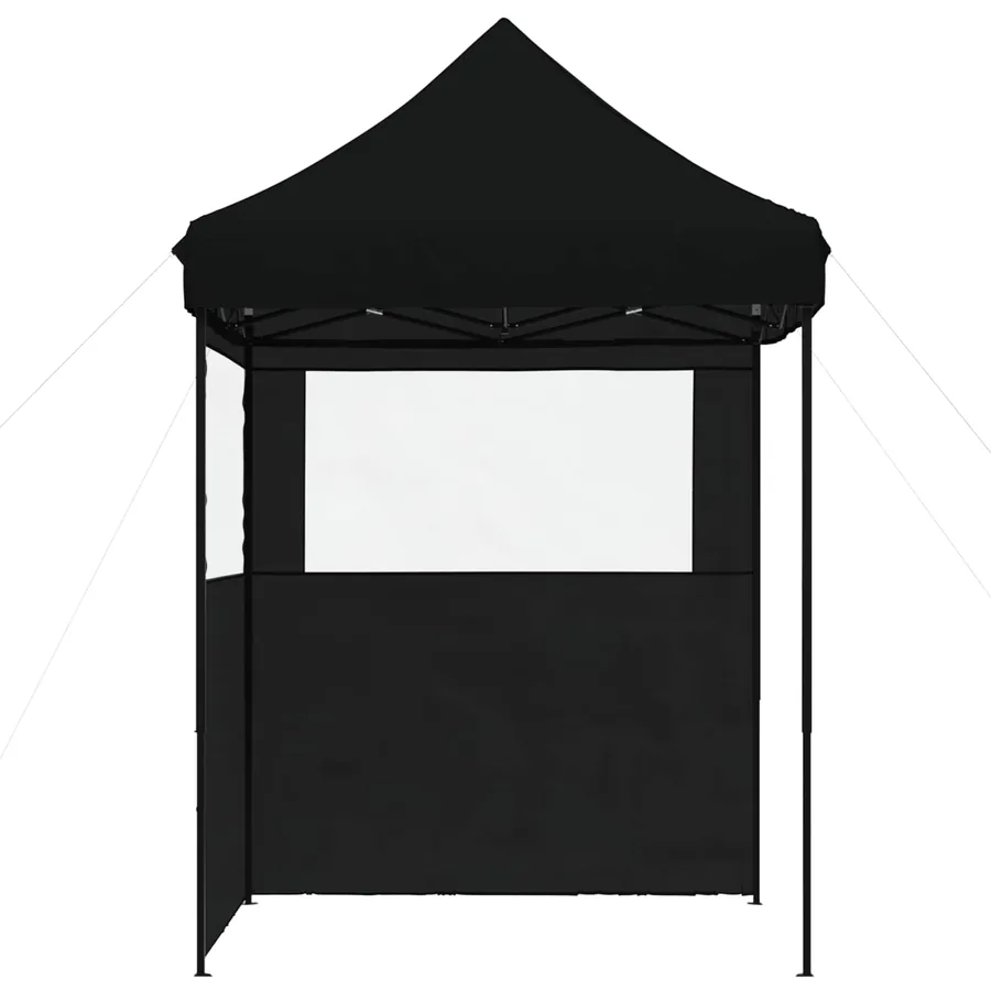 Tente de fête Noir 200 x 200 x 306 cm Tissu Oxford - 5