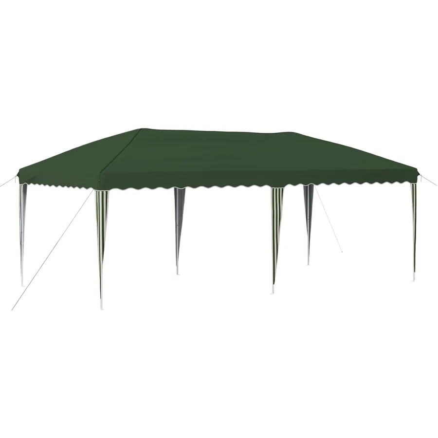Tente de fête pop-up 575 x 290 x 245 cm Vert - 2
