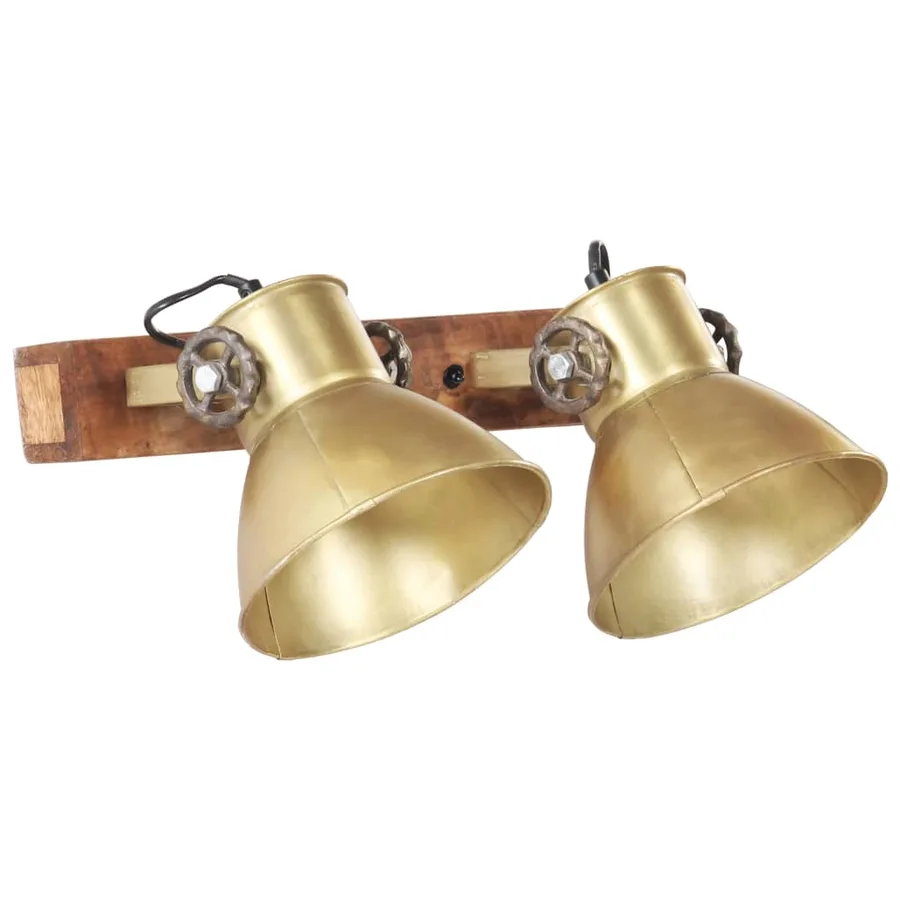 Lampe murale industrielle Laiton 45x25 cm E27 - 2