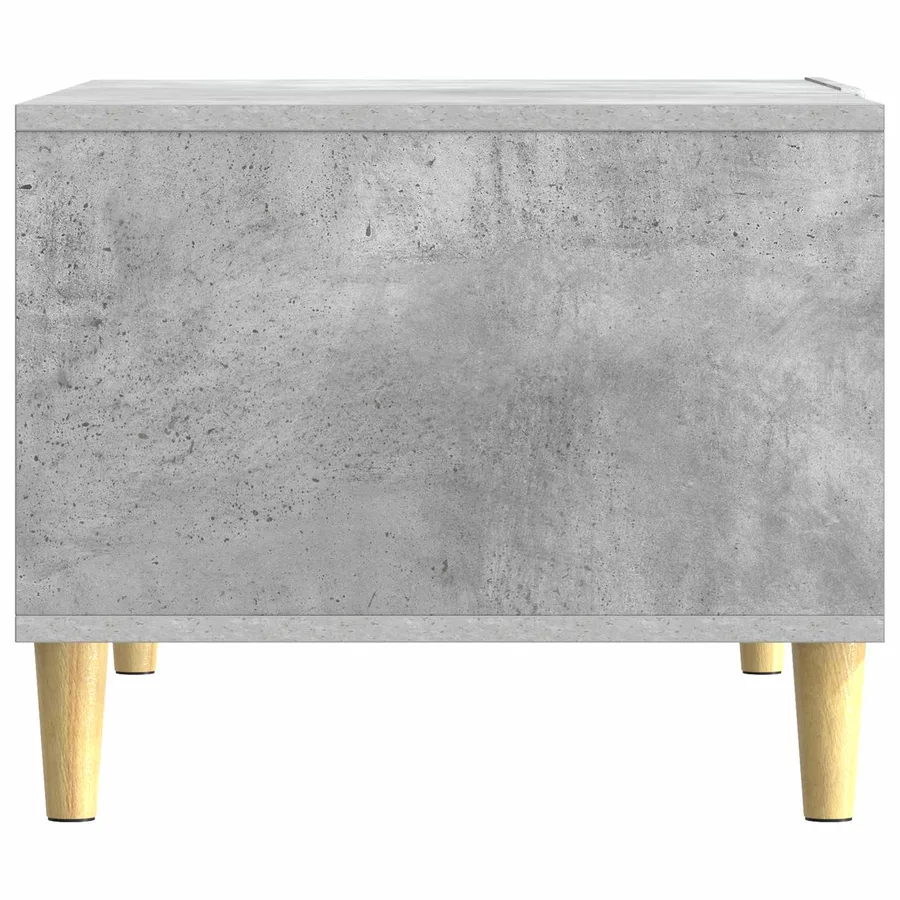 Table basse Gris béton 90 x 50 x 40 cm Bois d'ingénierie - 5