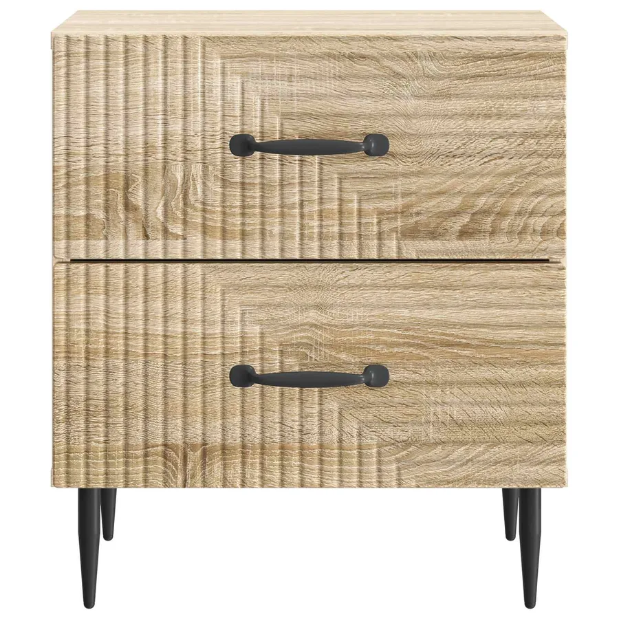 Cabinet de chevet avec tiroir Chêne Sonoma 43 x 34,5 x 47,5 cm - 5