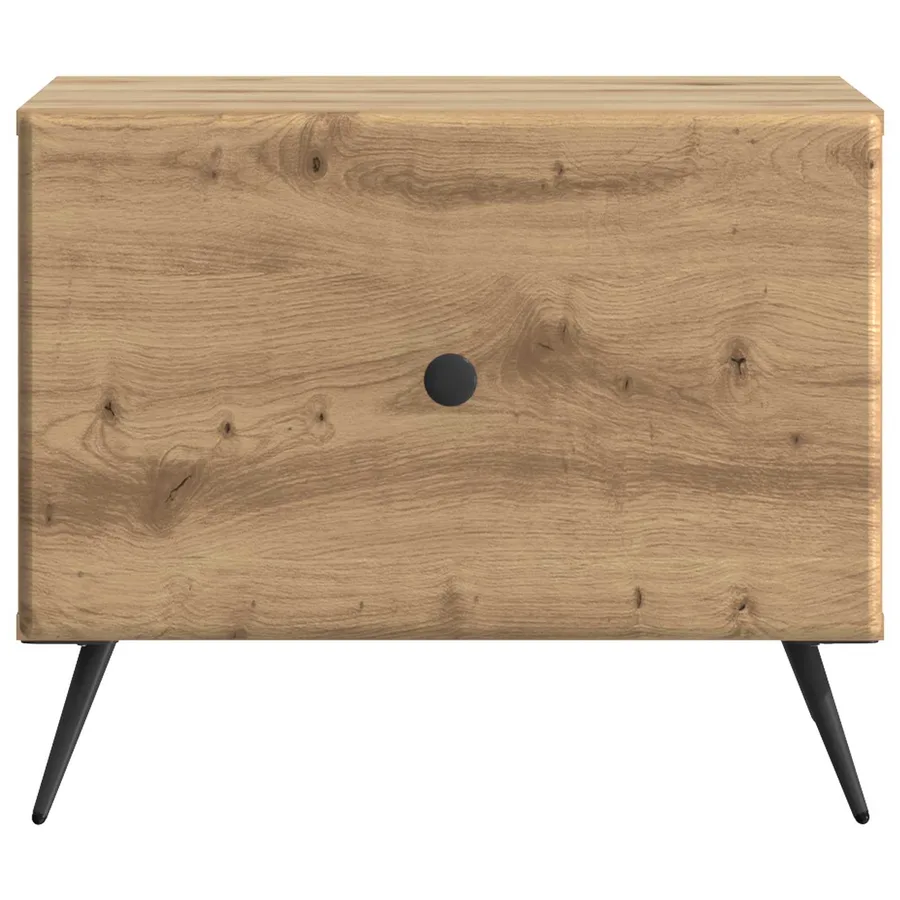 Table basse Chêne artisanal 49 x 50 x 40 cm Bois d'ingénierie - 5