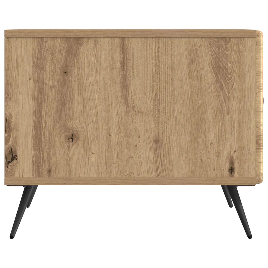 Table basse Chêne artisanal 49 x 50 x 40 cm Bois d'ingénierie - 6