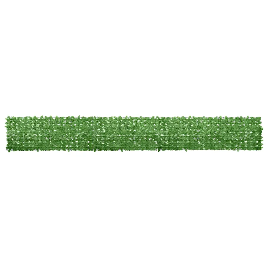 Écran de balcon avec feuilles vert 600x75 cm
