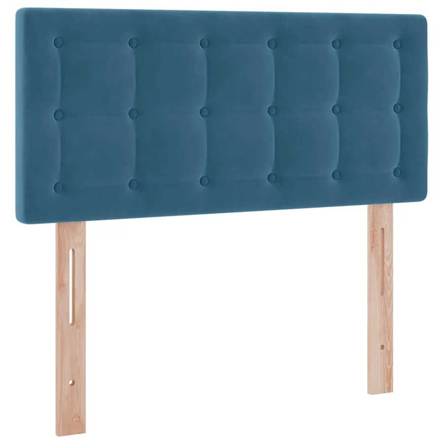 Lit de rangement LED avec matelas Bleu foncé 100 x 200 cm - 10