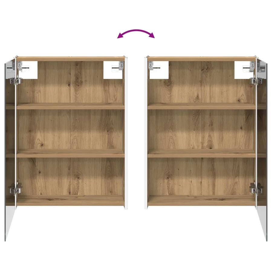 Ensemble d'armoire de salle de bain 5 pc Chêne artisanal - 12