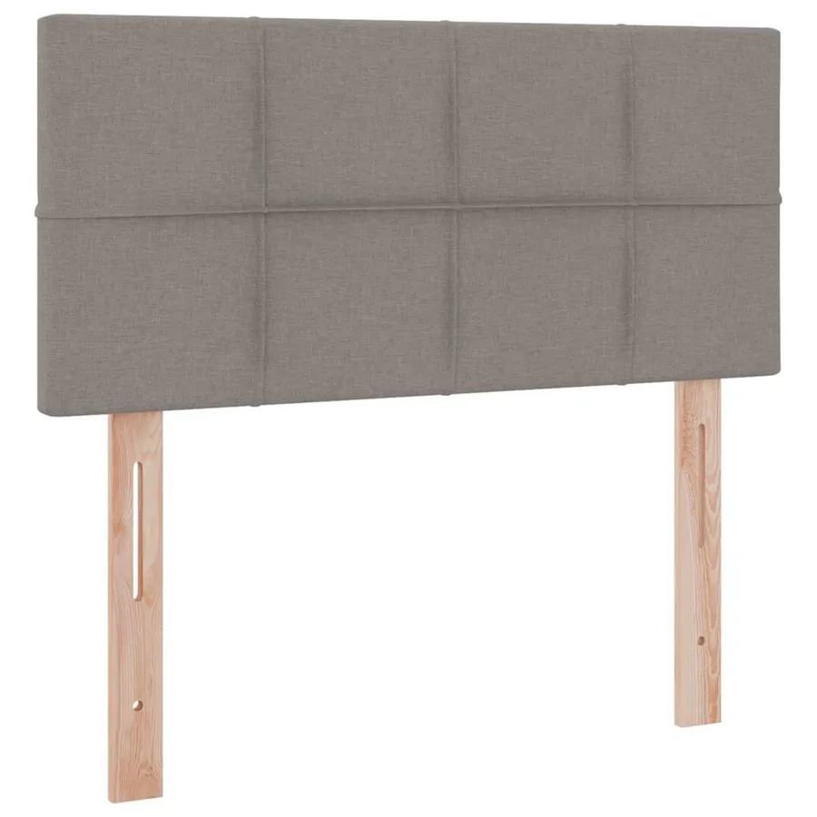 Lit avec rangement et matelas avec matelas Taupe 100 x 200 cm - 9