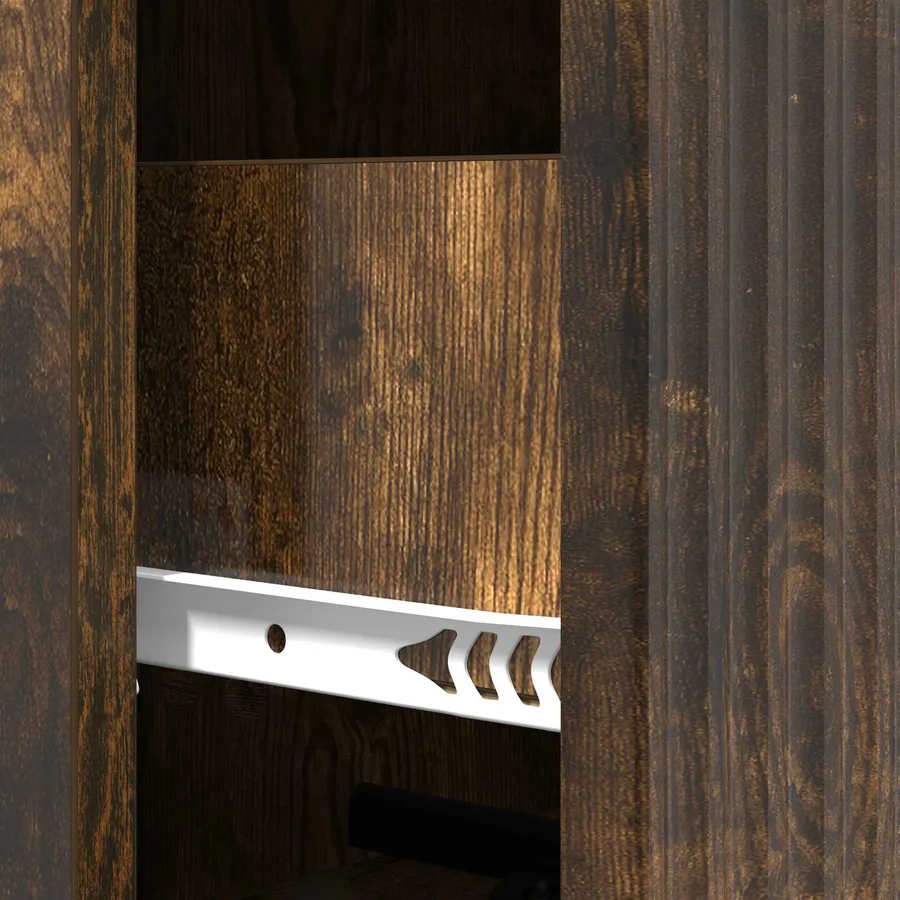 Armoire à tiroirs Chêne fumé 33 x 34,5 x 90 cm - 10