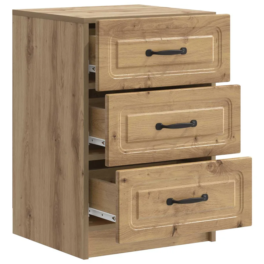 Cabinet de chevet Chêne artisanal 43 x 41 x 63,5 cm - 4
