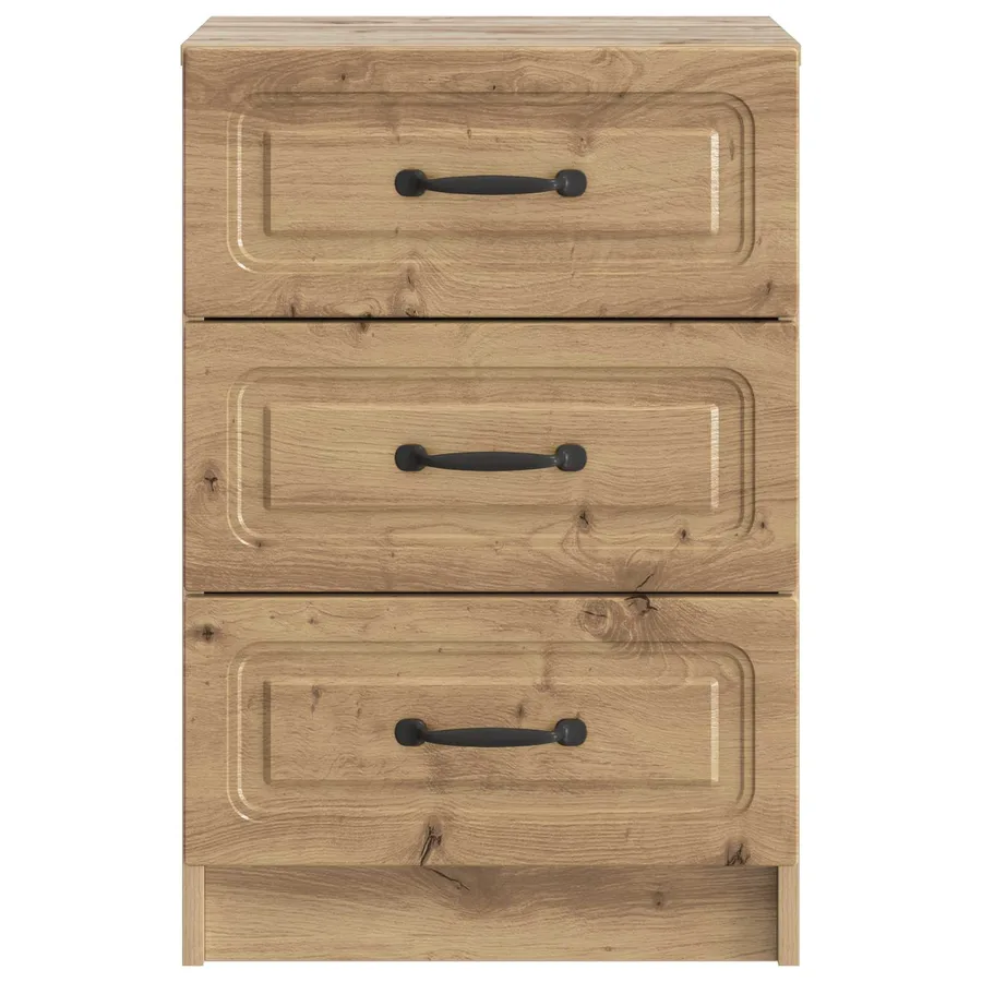 Cabinet de chevet Chêne artisanal 43 x 41 x 63,5 cm - 5