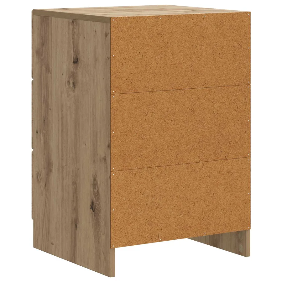 Cabinet de chevet Chêne artisanal 43 x 41 x 63,5 cm - 7