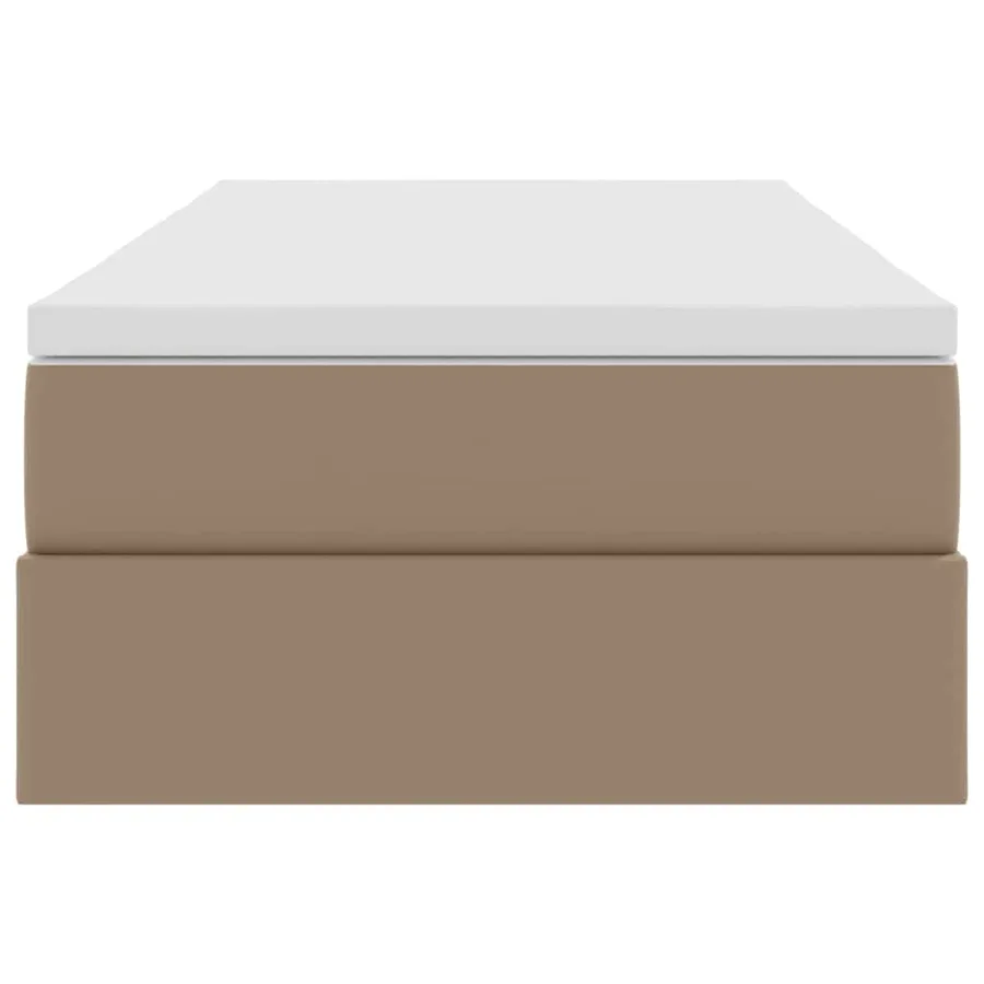 Lit avec rangement et matelas Cappuccino 90 x 200 cm - 7