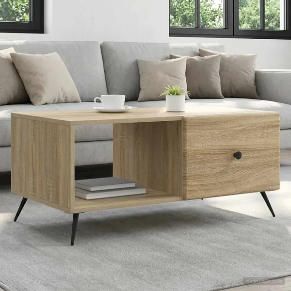 Table basse Chêne Sonoma 90 x 50 x 40 cm Bois d'ingénierie