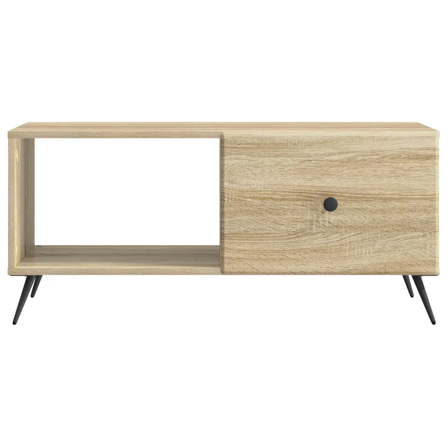 Table basse Chêne Sonoma 90 x 50 x 40 cm Bois d'ingénierie - 5