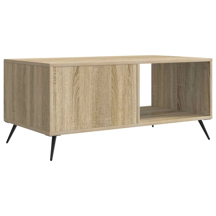 Table basse Chêne Sonoma 90 x 50 x 40 cm Bois d'ingénierie - 7