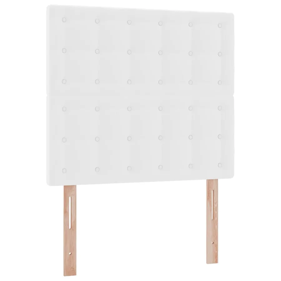 Lit de Rangement Blanc pur 100 x 200 cm Cuir synthétique - 9