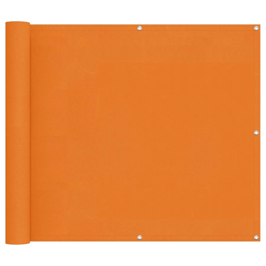 Écran de balcon Orange 100 x 600 cm Tissu Oxford - 2