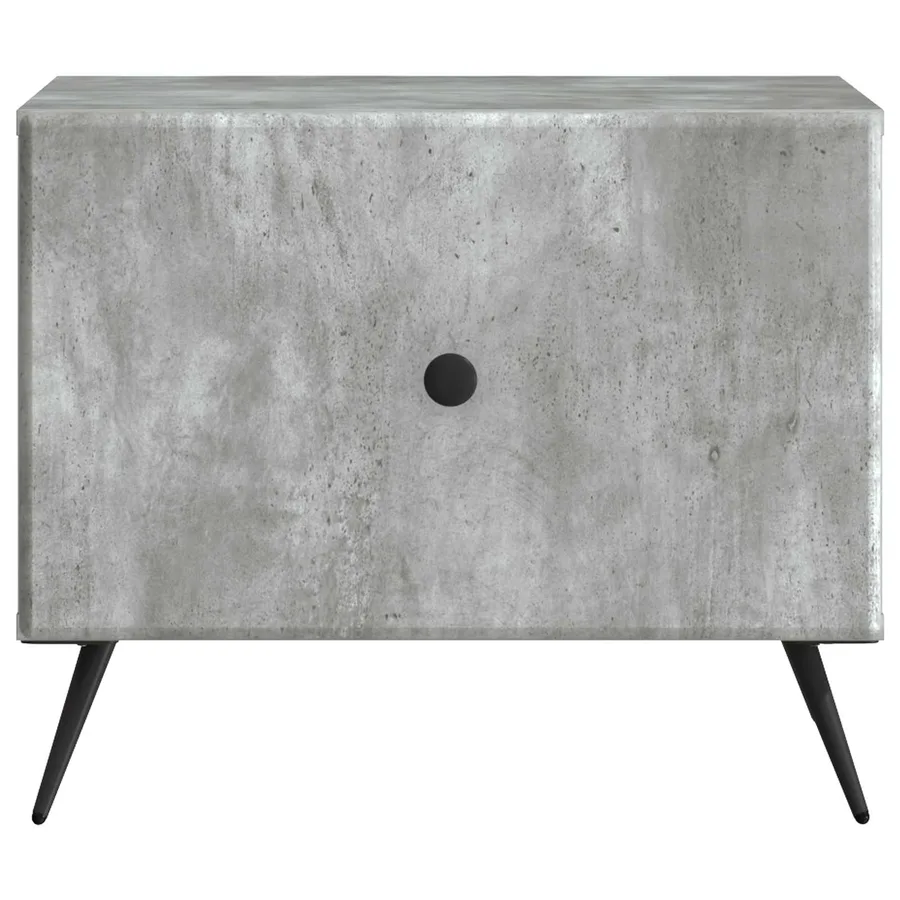 Table basse Gris béton 49 x 50 x 40 cm Bois d'ingénierie - 5