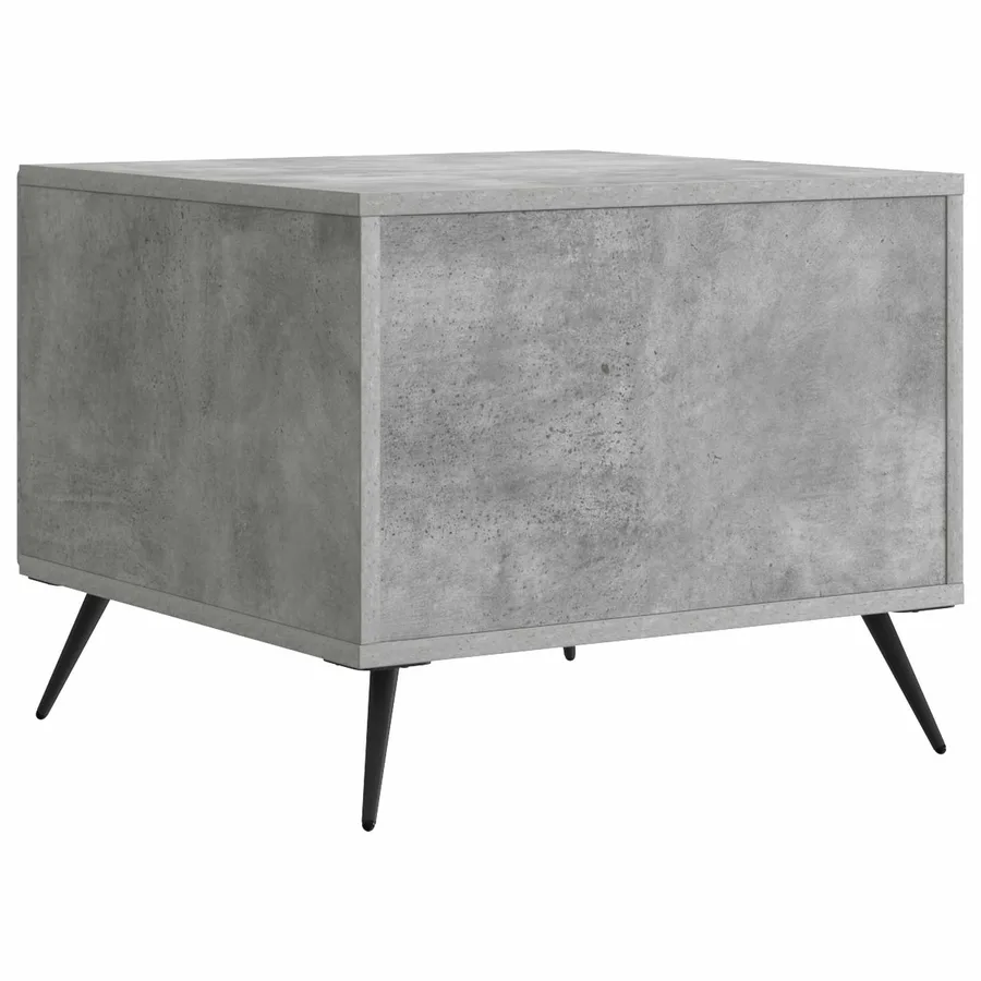 Table basse Gris béton 49 x 50 x 40 cm Bois d'ingénierie - 7
