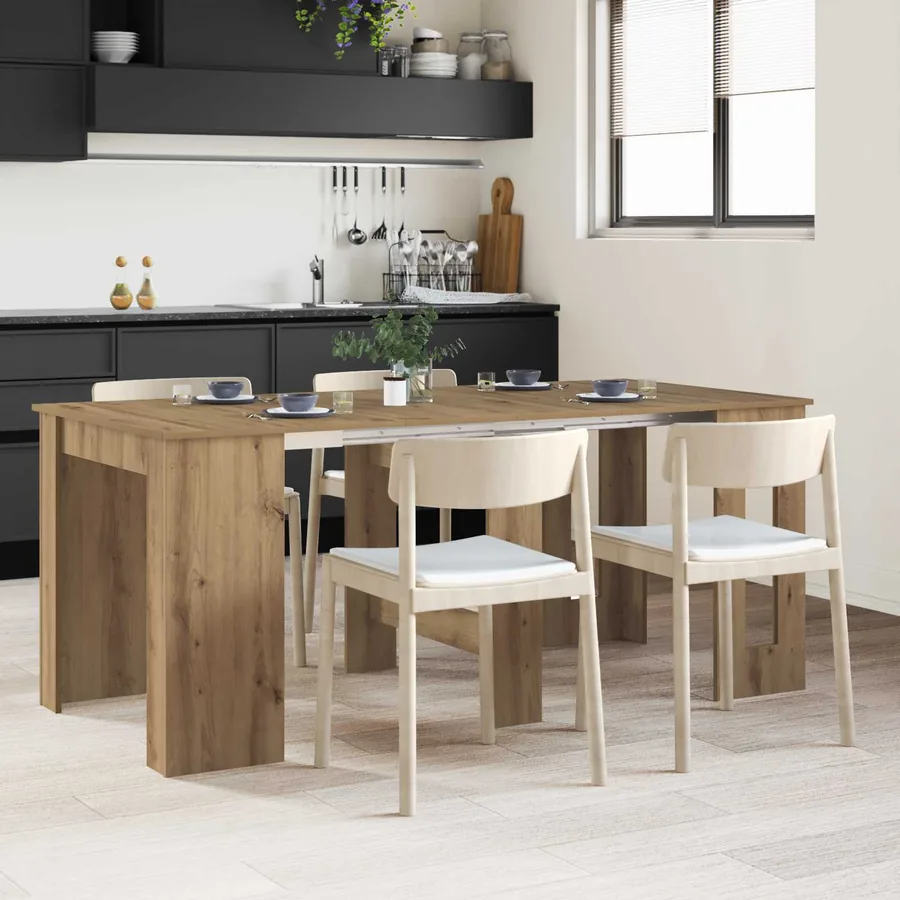 Table à dîner Chêne artisanal 180 x 85 x 75 cm