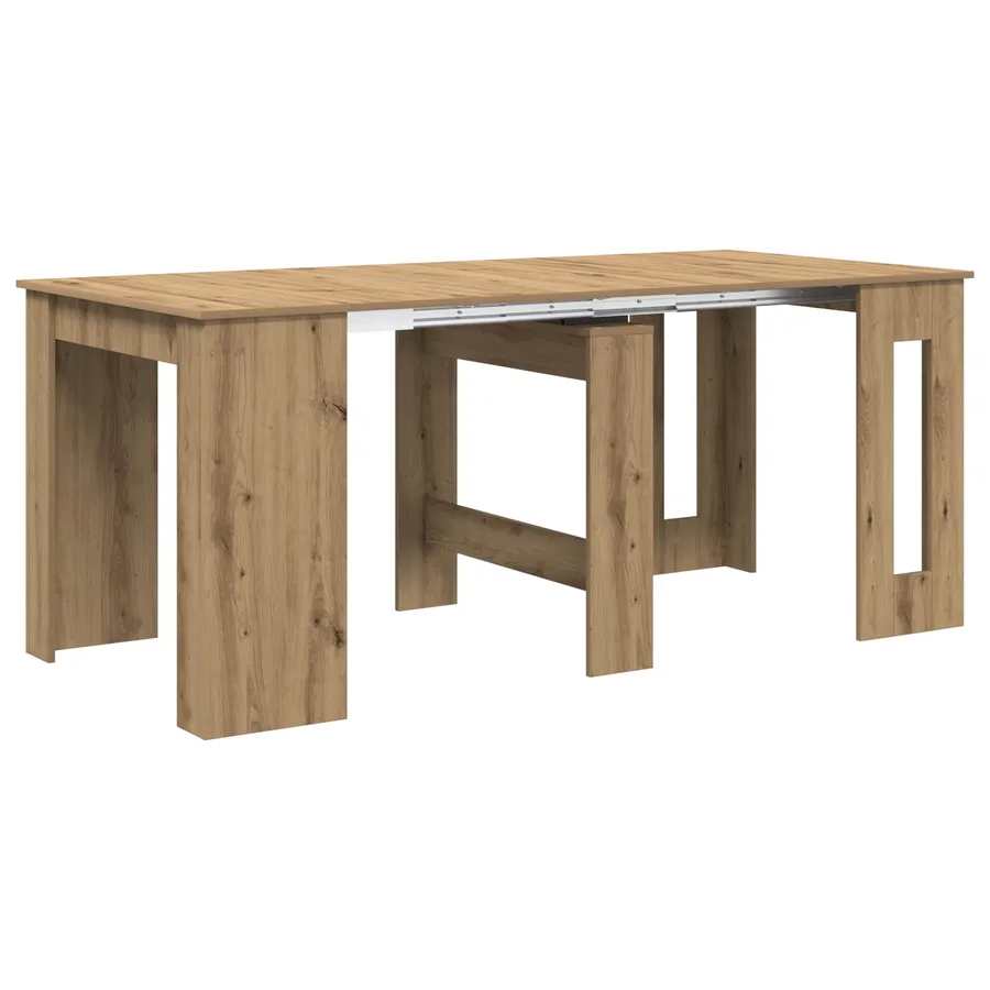 Table à dîner Chêne artisanal 180 x 85 x 75 cm - 2