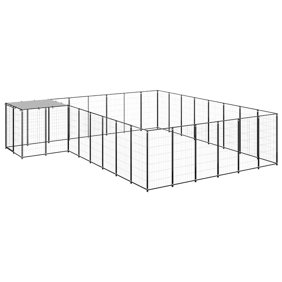 Chenil Noir 15,73 m² Acier - 2