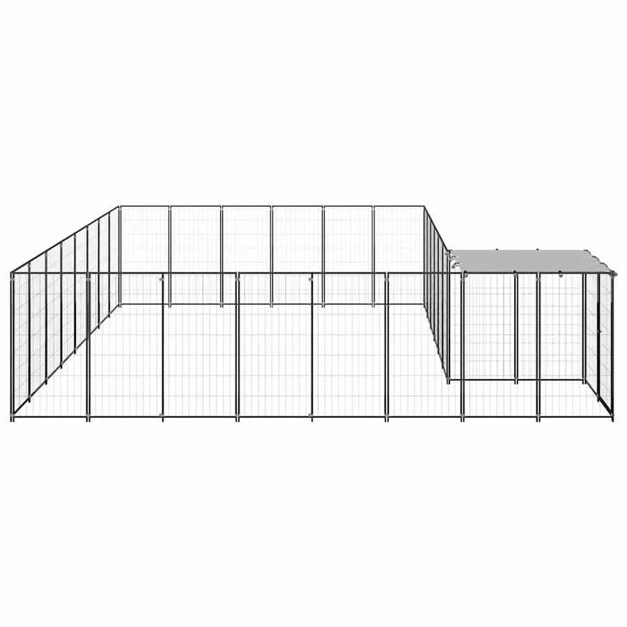 Chenil Noir 15,73 m² Acier - 4