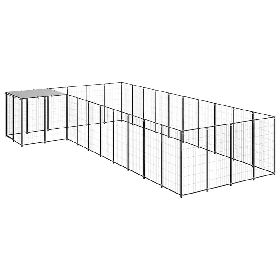 Chenil Noir 13,31 m² Acier - 2