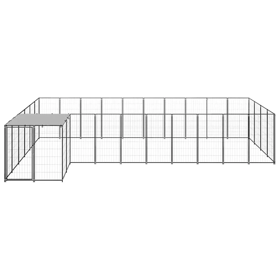 Chenil Noir 13,31 m² Acier - 3