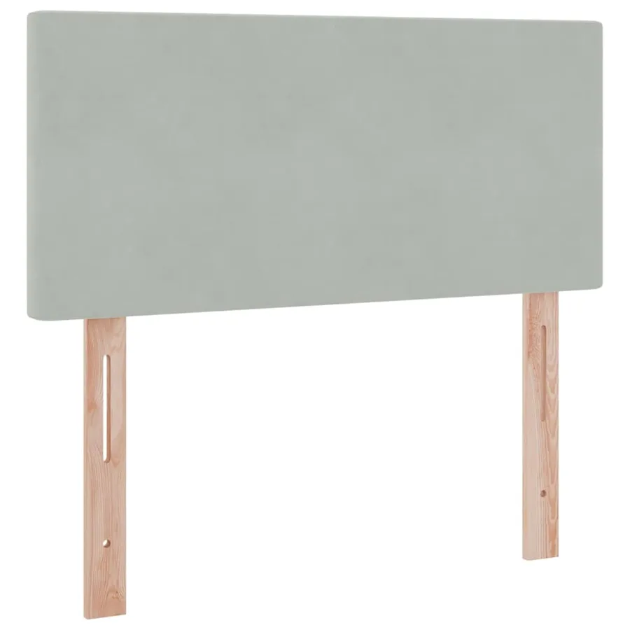 Lit de rangement LED avec matelas Gris clair 90 x 200 cm - 10