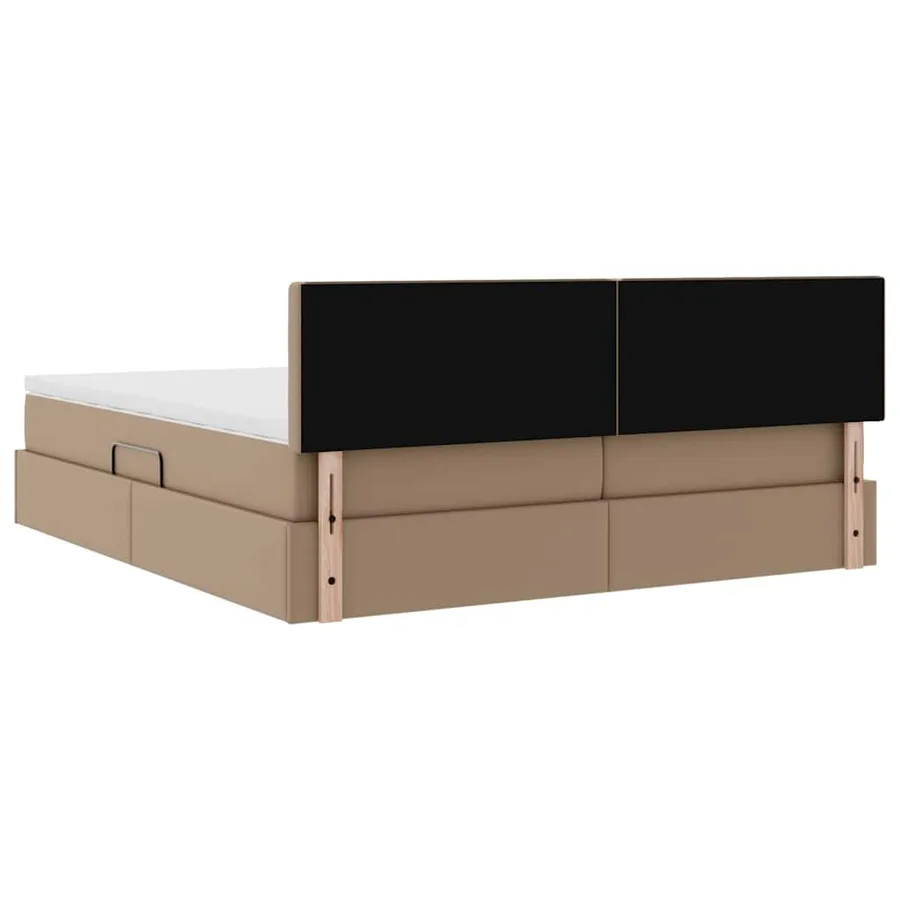 Lit avec rangement et LED avec matelas Cappuccino 180 x 200 cm - 13