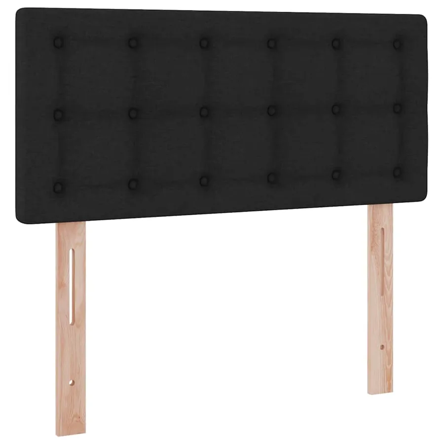 Lit avec rangement et matelas avec matelas Noir 90 x 190 cm - 9