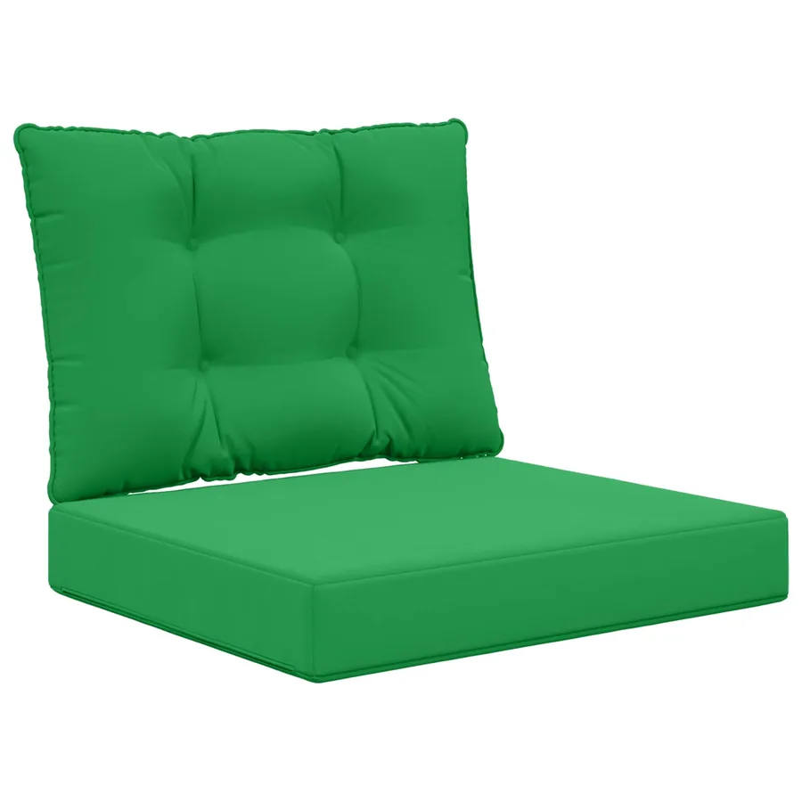 Coussin de canapé d'extérieur Polyester Vert 60 x 50,5 x 8 cm - 2