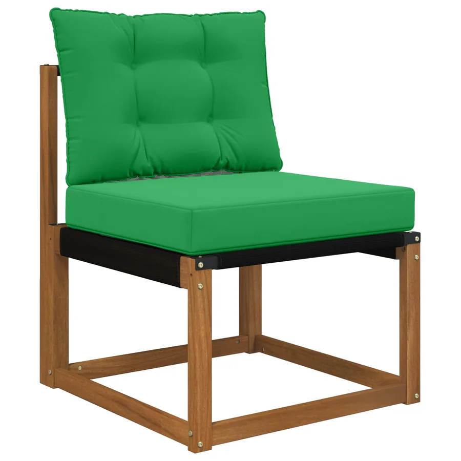 Coussin de canapé d'extérieur Polyester Vert 60 x 50,5 x 8 cm - 3