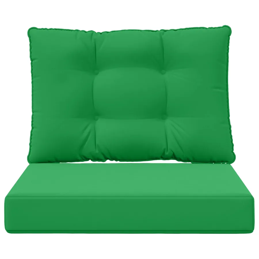 Coussin de canapé d'extérieur Polyester Vert 60 x 50,5 x 8 cm - 6