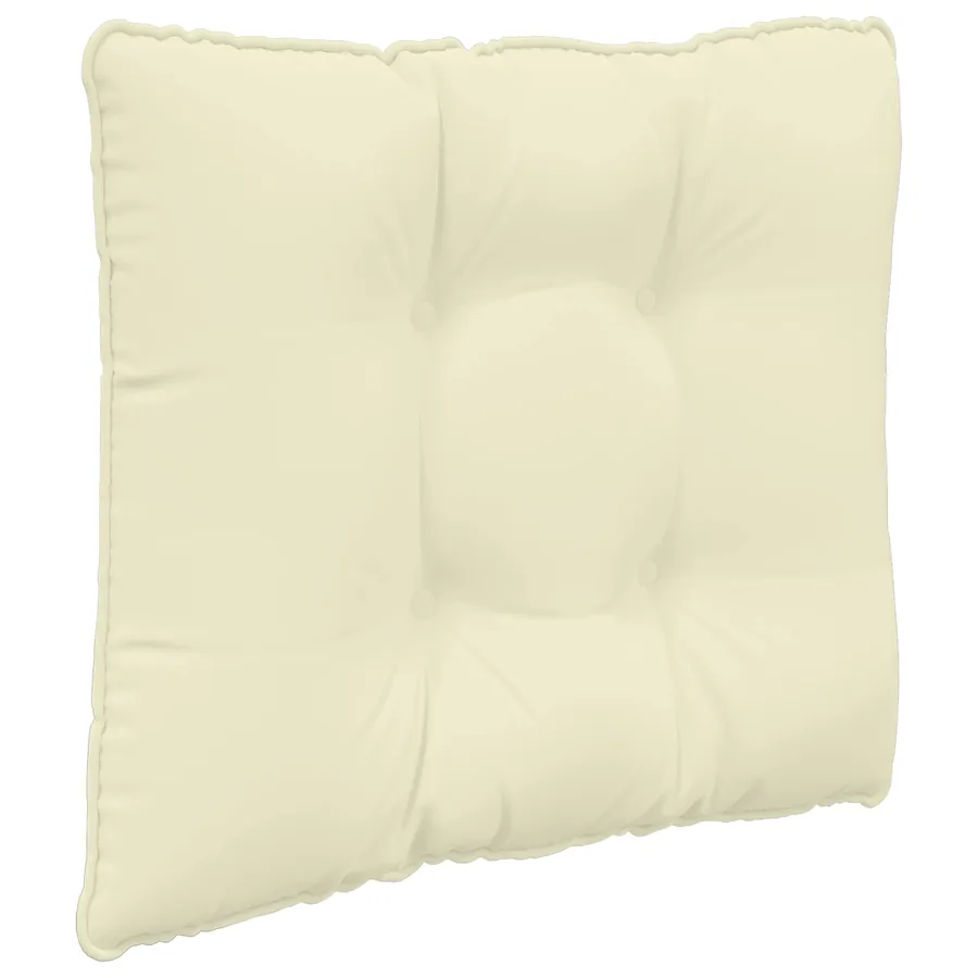 Coussin de canapé d'extérieur Polyester Crème 60 x 40 x 10 cm - 5