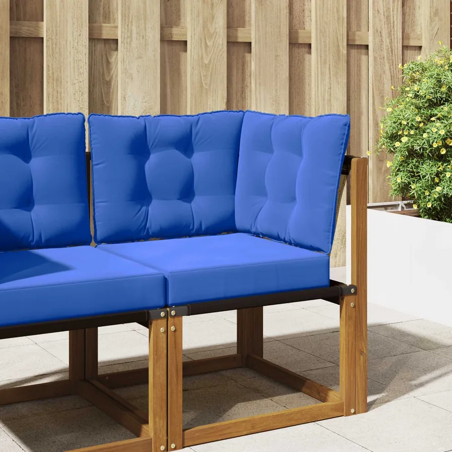 Coussin de canapé d'extérieur Polyester Bleu royal