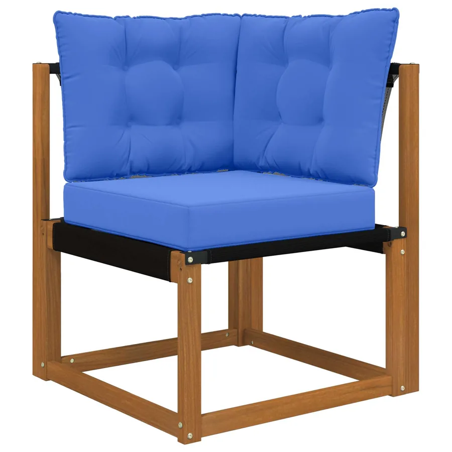 Coussin de canapé d'extérieur Polyester Bleu royal - 3