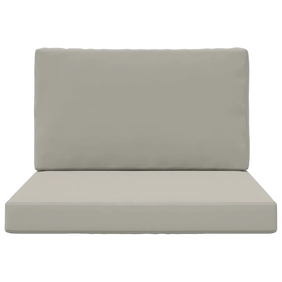 Coussin de canapé d'extérieur 2 pcs Gris Polyester - 6