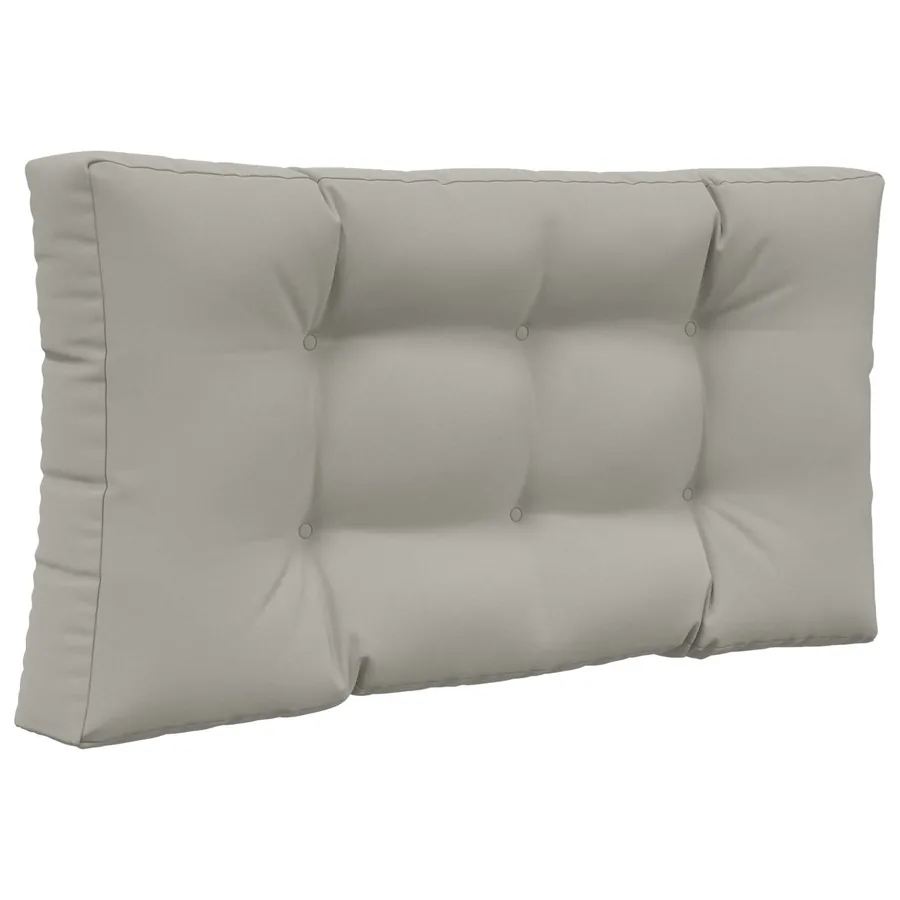 Coussin de canapé d'extérieur 2 pcs Gris Polyester - 5