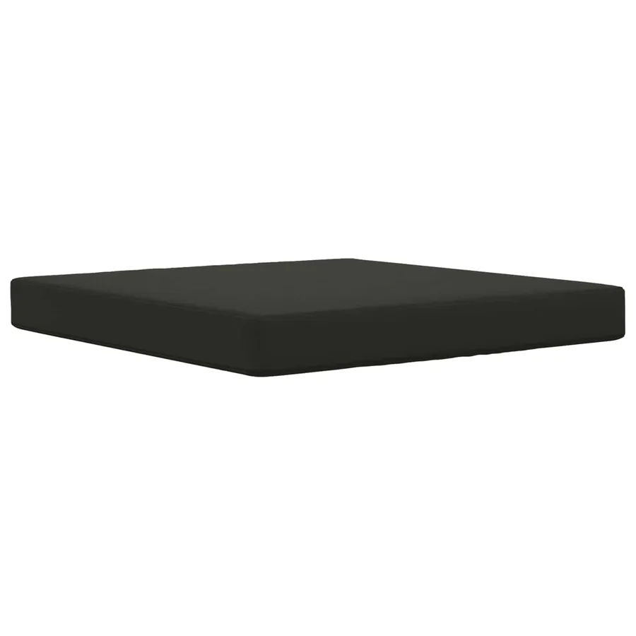 Coussin de canapé d'extérieur 2 pcs Noir Polyester - 4
