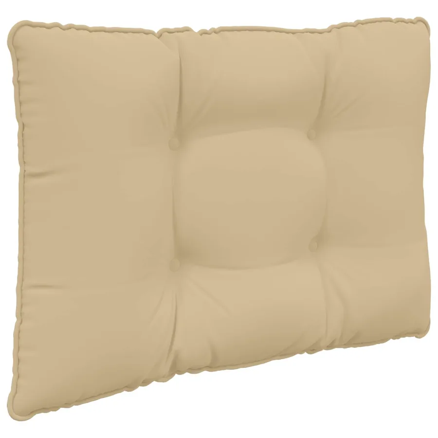 Coussin de canapé d'extérieur Polyester Beige 60 x 50,5 x 8 cm - 5