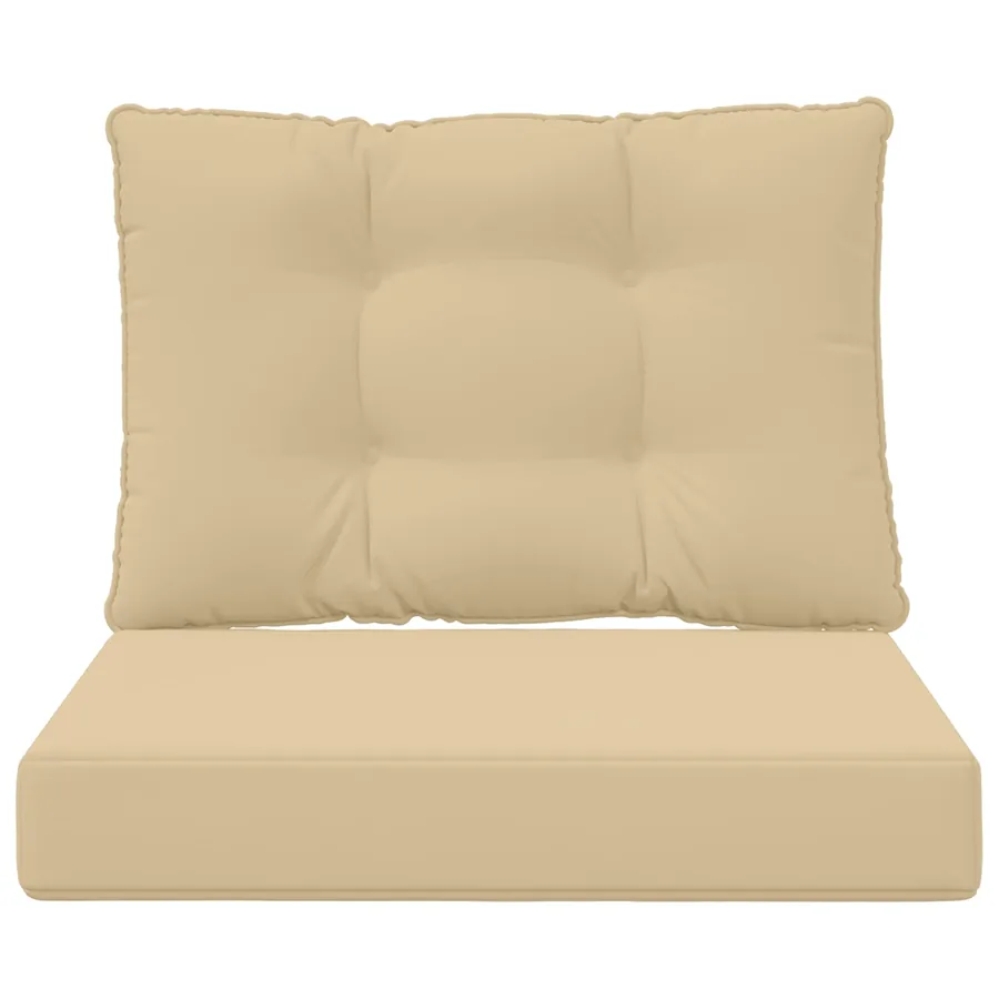 Coussin de canapé d'extérieur Polyester Beige 60 x 50,5 x 8 cm - 6