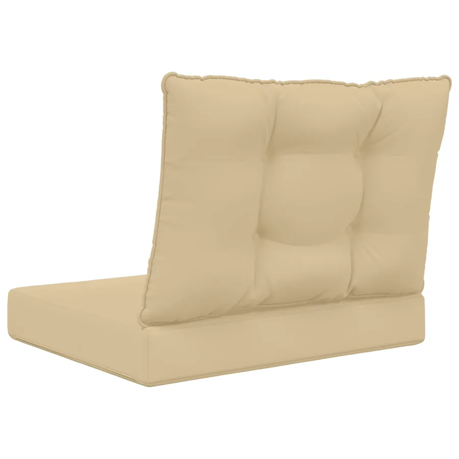 Coussin de canapé d'extérieur Polyester Beige 60 x 50,5 x 8 cm - 7