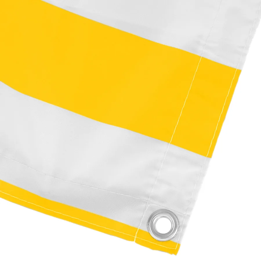 Écran de balcon Jaune et blanc 75 x 200 cm - 4