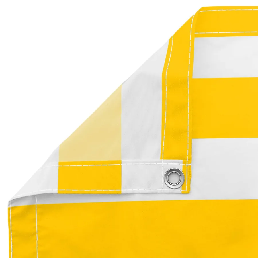 Écran de balcon Jaune et blanc 75 x 200 cm - 5