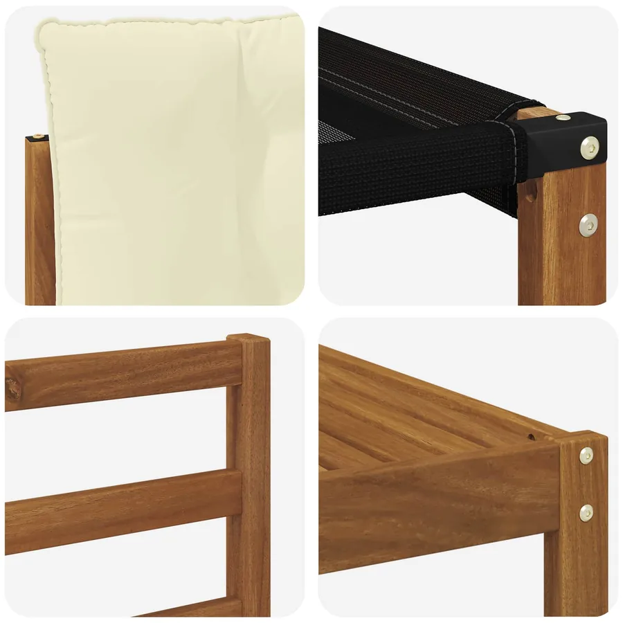 Ensemble de canapés d'extérieur 7 pcs Naturel et Crème - 9
