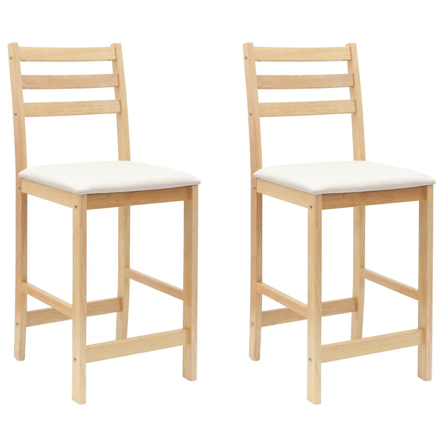 Chaises de salle à manger 2 pcs Naturel 40 x 47,5 x 99,5 cm - 2