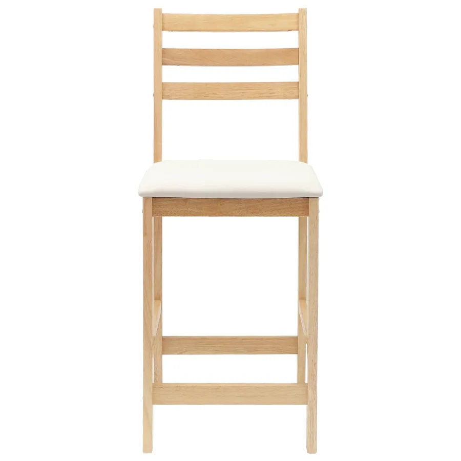 Chaises de salle à manger 2 pcs Naturel 40 x 47,5 x 99,5 cm - 5