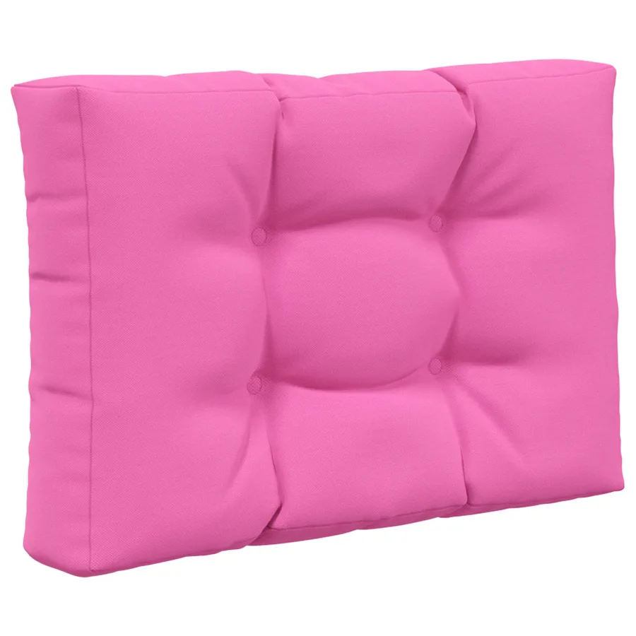 Coussin de canapé d'extérieur 3 pcs Rose Polyester - 5